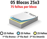 BLOCOS, COMANDAS, RECEITUÁRIOS E TALÕES